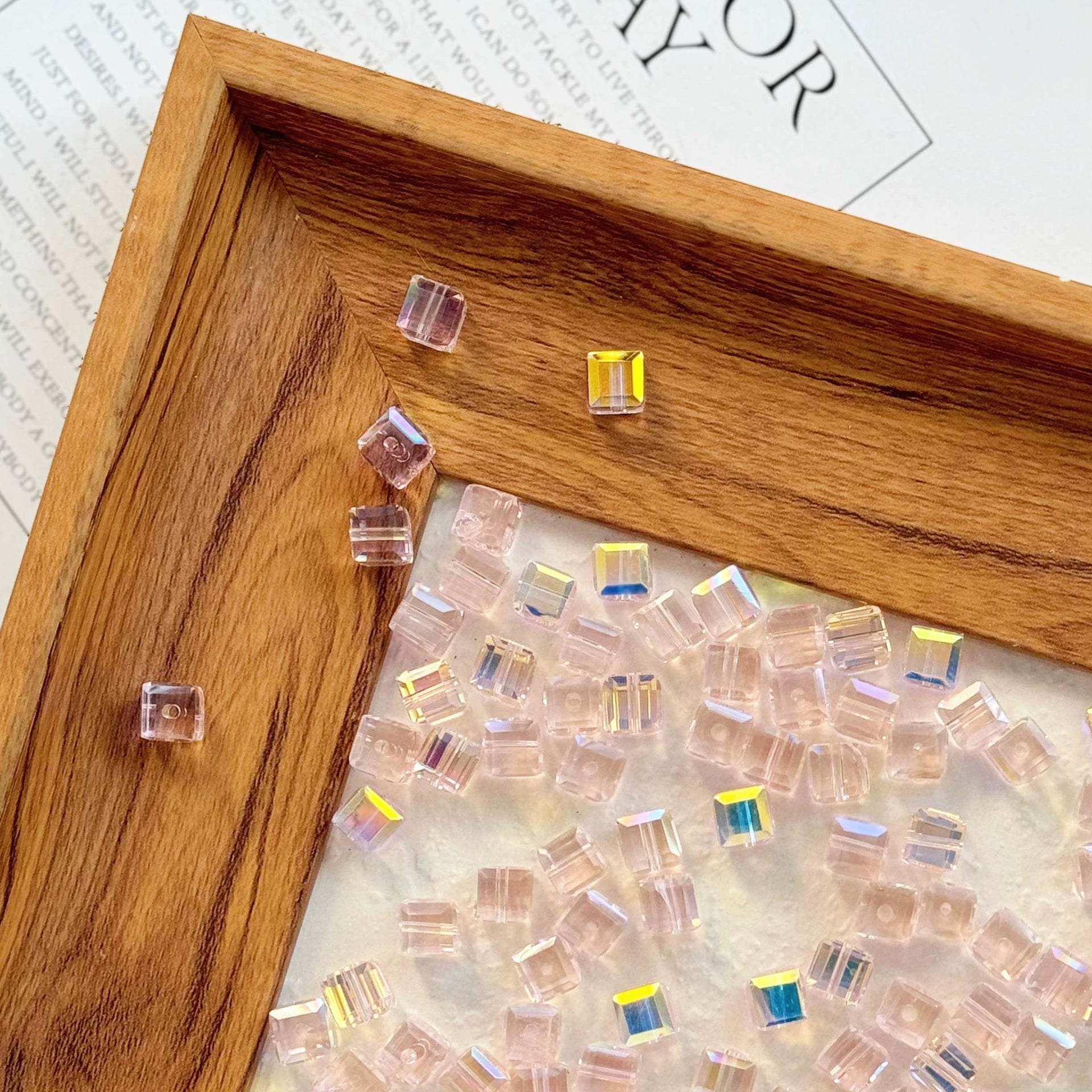 DIY CrystalGlass Beads Lucky Bags  - TikTok Live Opening