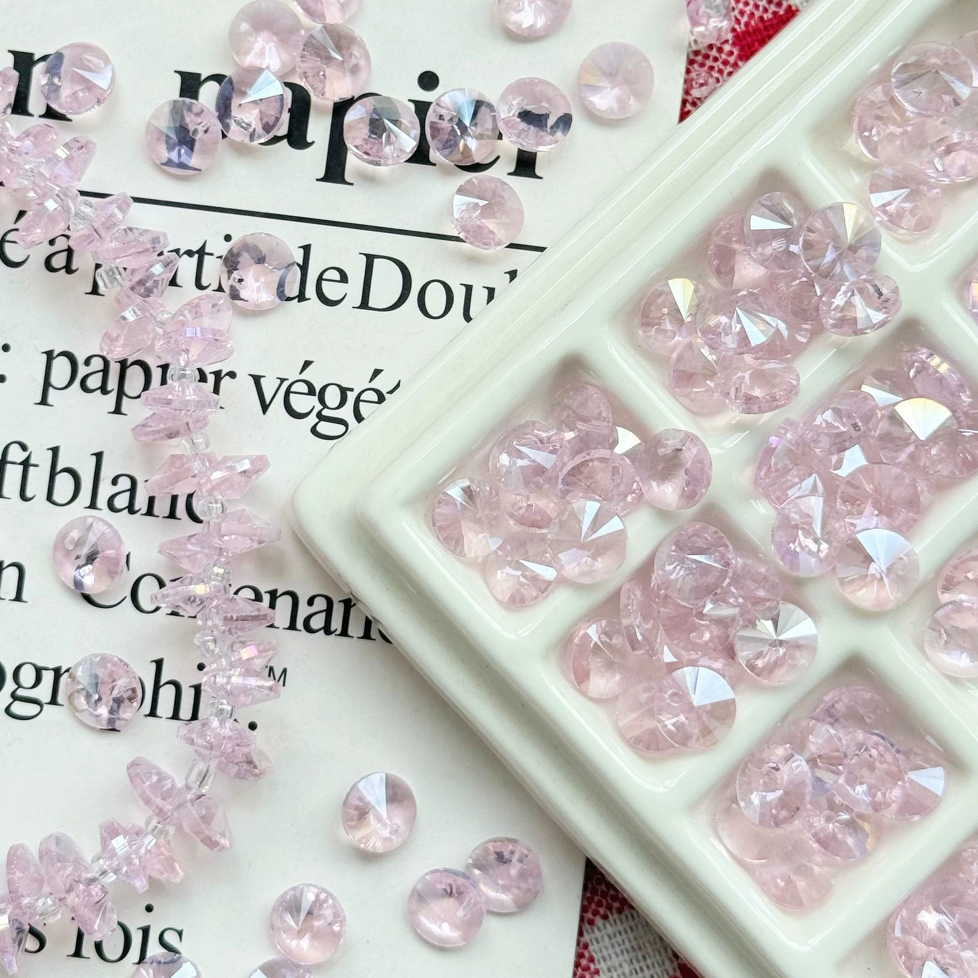 DIY CrystalGlass Beads Lucky Bags  - TikTok Live Opening