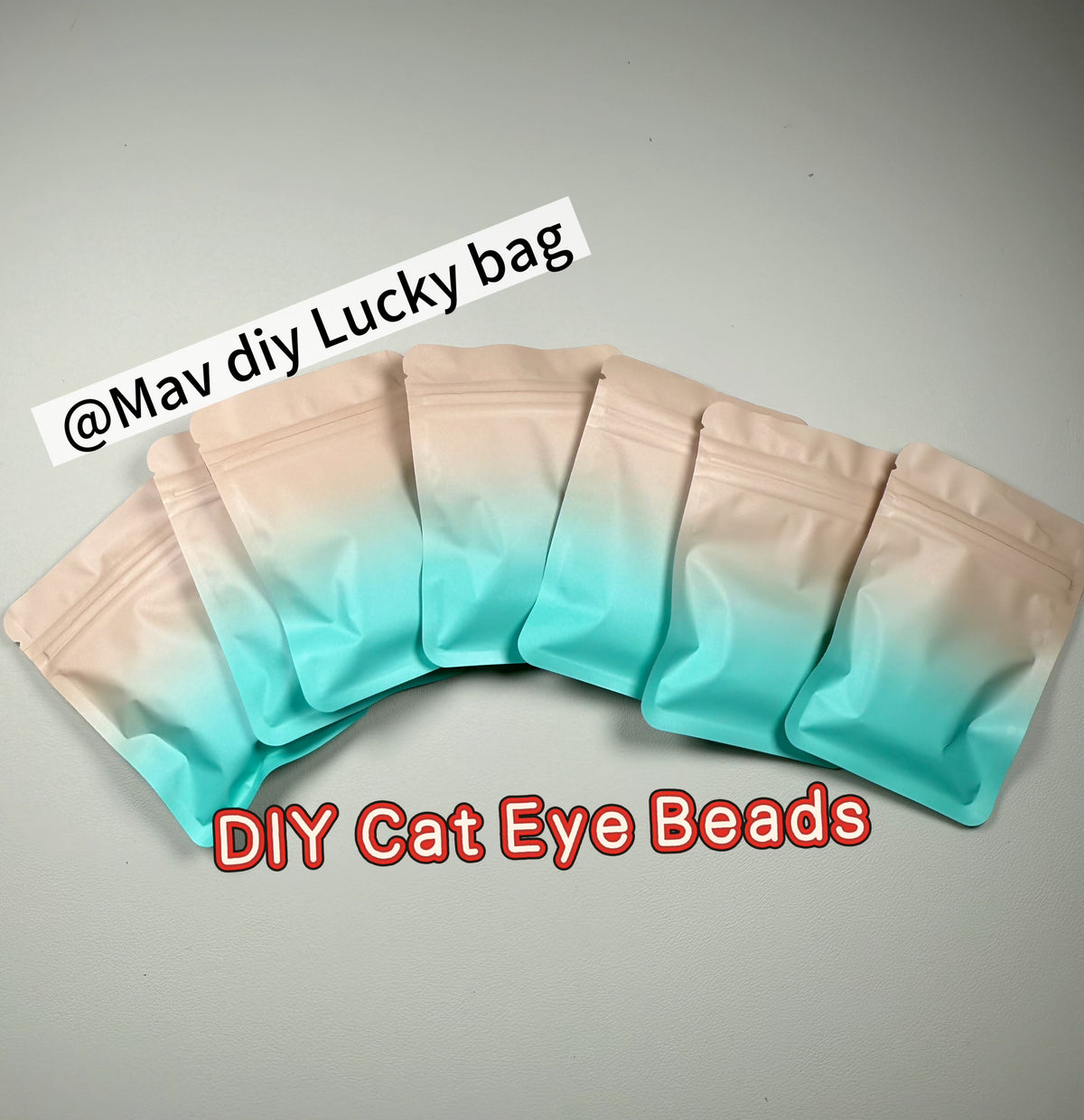 DIY cat eye Beads Lucky Bags for DIY- TikTok Live Opening