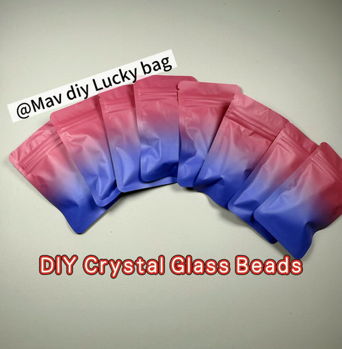 DIY CrystalGlass Beads Lucky Bags  - TikTok Live Opening